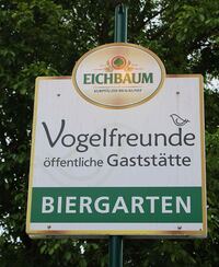 Biergarten Vereinsheim Gastst&auml;tte Vogelfreunde